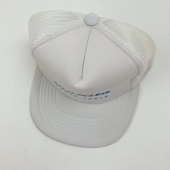 VINTAGE New Makita Power Tools Blue White Trucker Snapback Mesh Hat Cap Japan - Picture 2 of 8